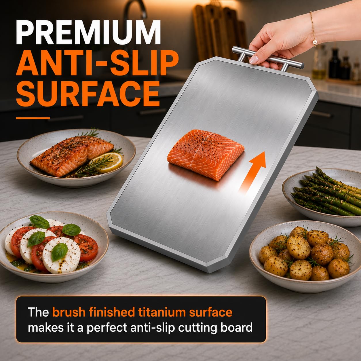 Cutting board featuring built-in knife sharpener