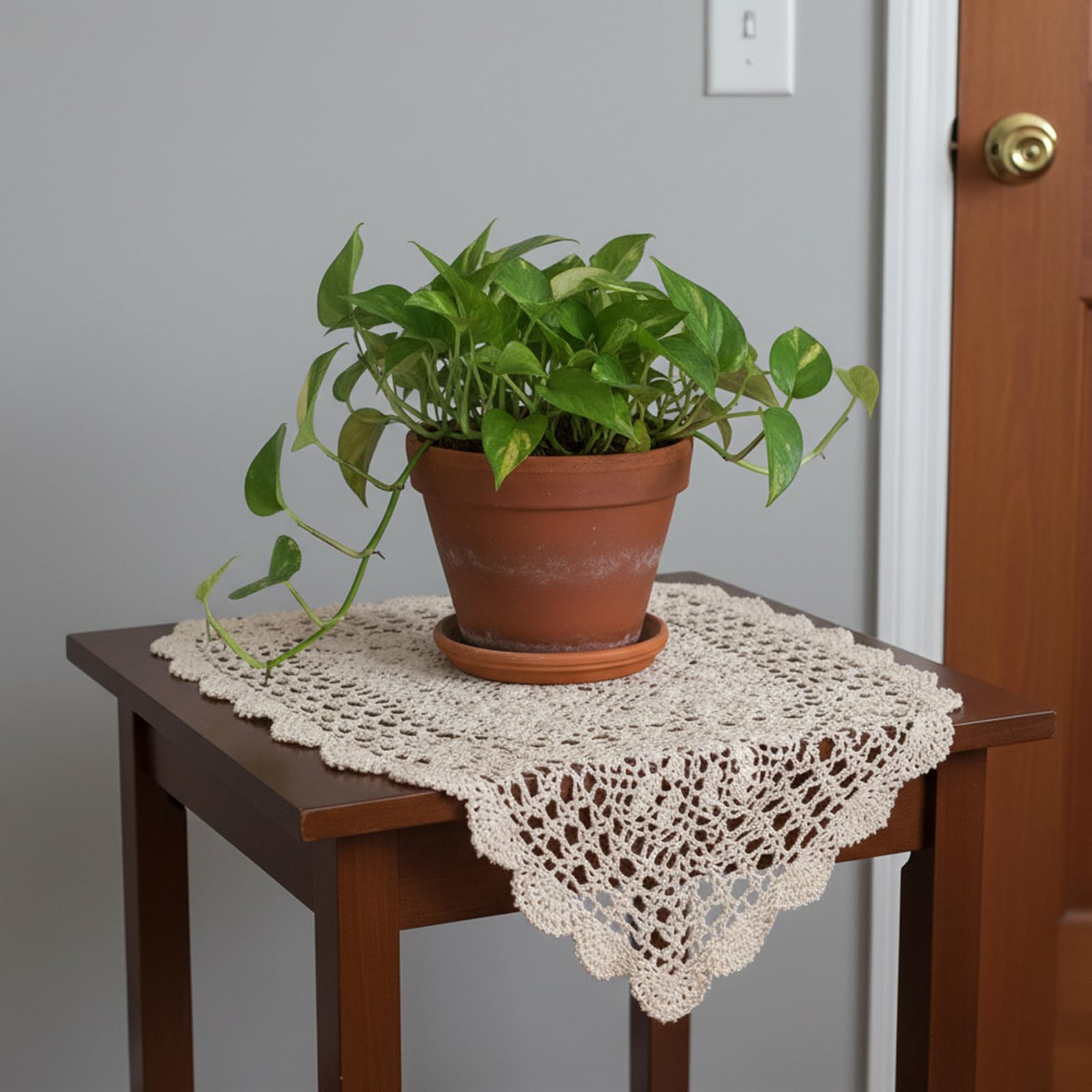 vintage lace design textile suitable for furniture decor