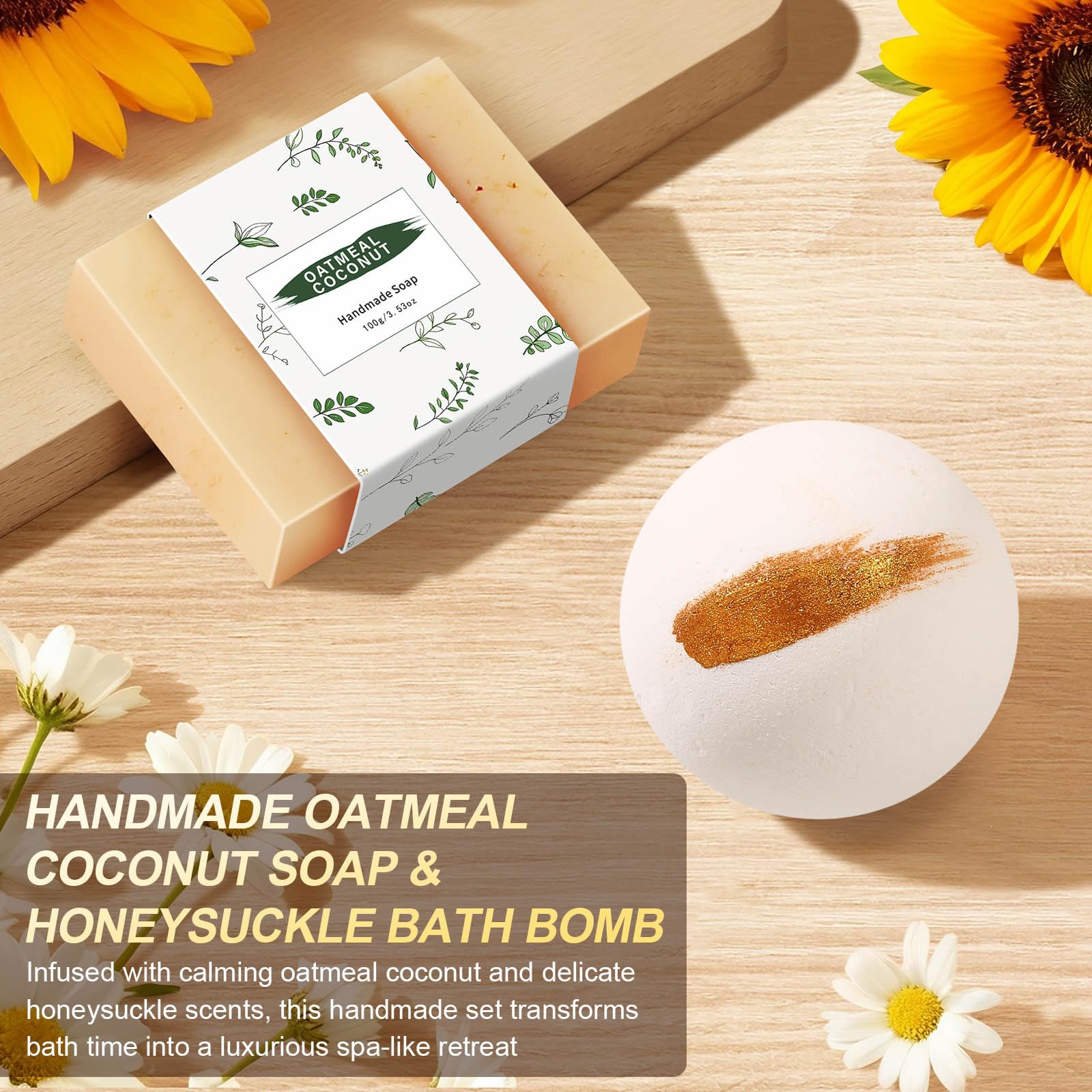 Gift card and gift box included in luxury care package