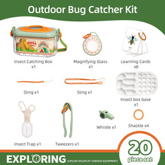 Insect clip and two lanyards included in KOALA DIARY kit for kids