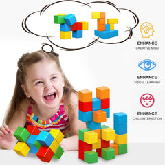 KOIEMAY magnetic blocks rounded edges safe design