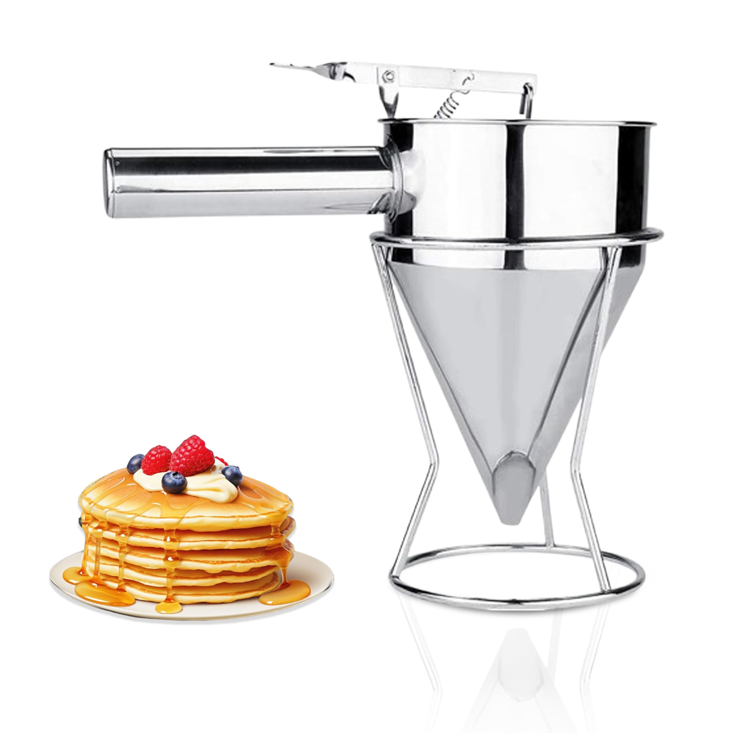 KOLIBROX food safe stainless steel funnel image