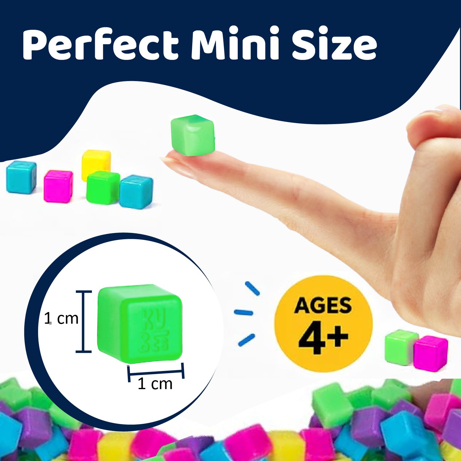 Komarc Games StickiKubes packaging with neon cubes