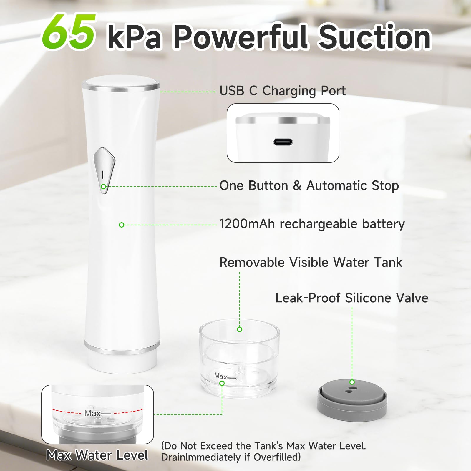 Compact travel friendly vacuum sealer packaging image