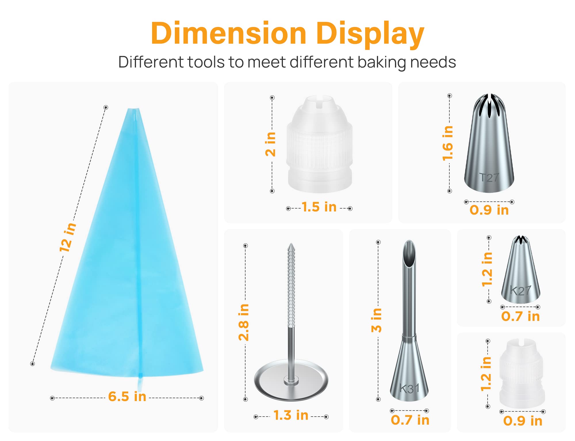Large tip shapes Round French Star Open Star Grass included