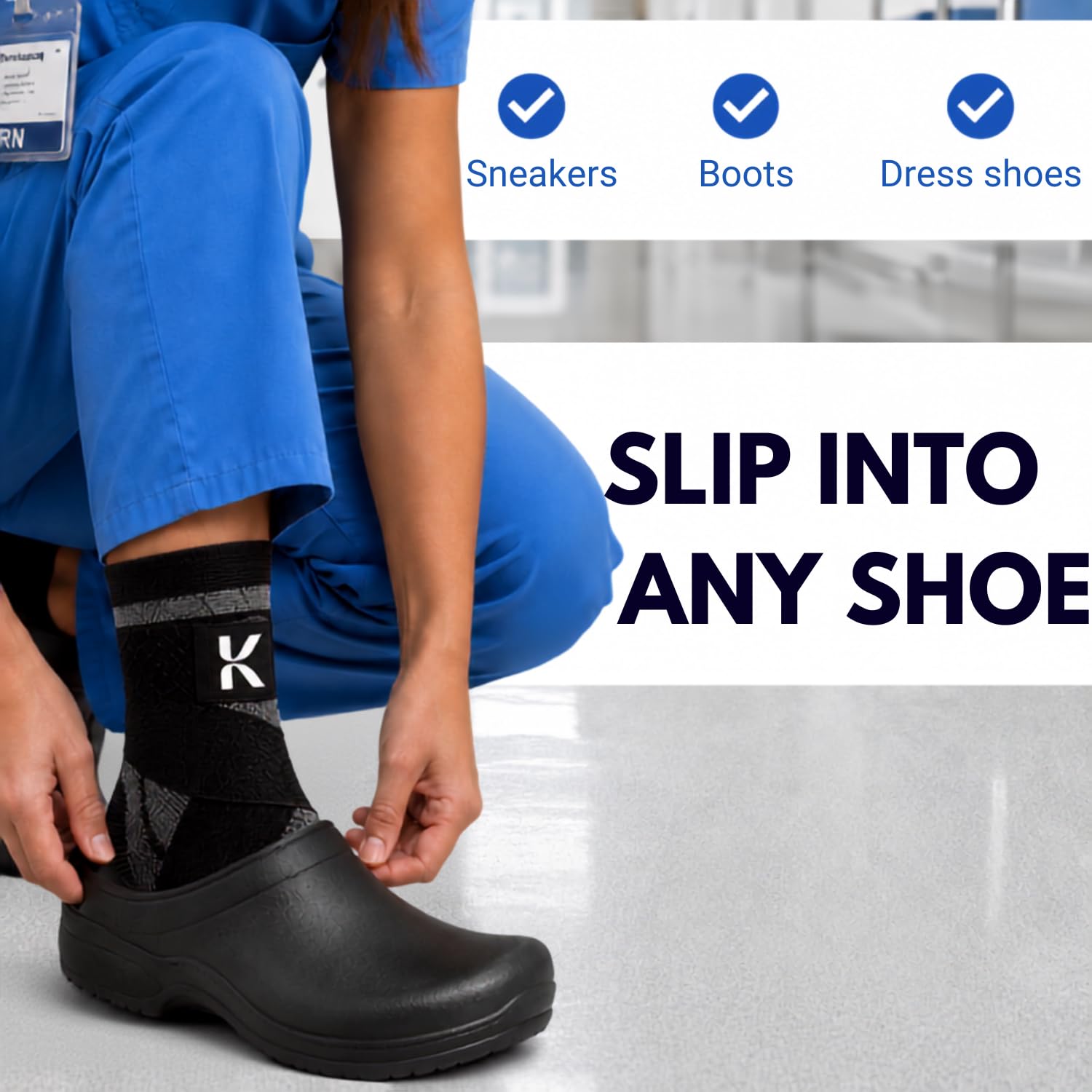Koprez breathable fabric ankle sleeve product image