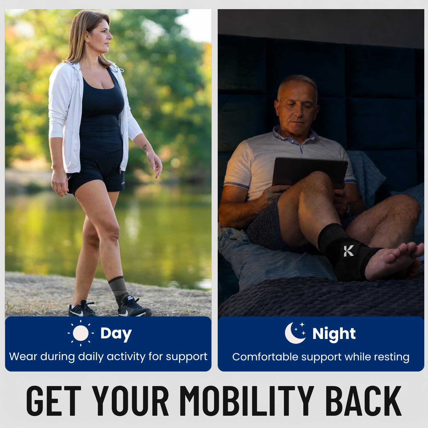 Koprez left or right design ankle sleeve image
