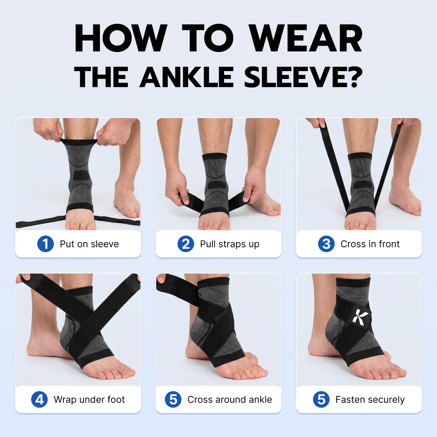 Koprez ventilated ankle sleeve for comfort