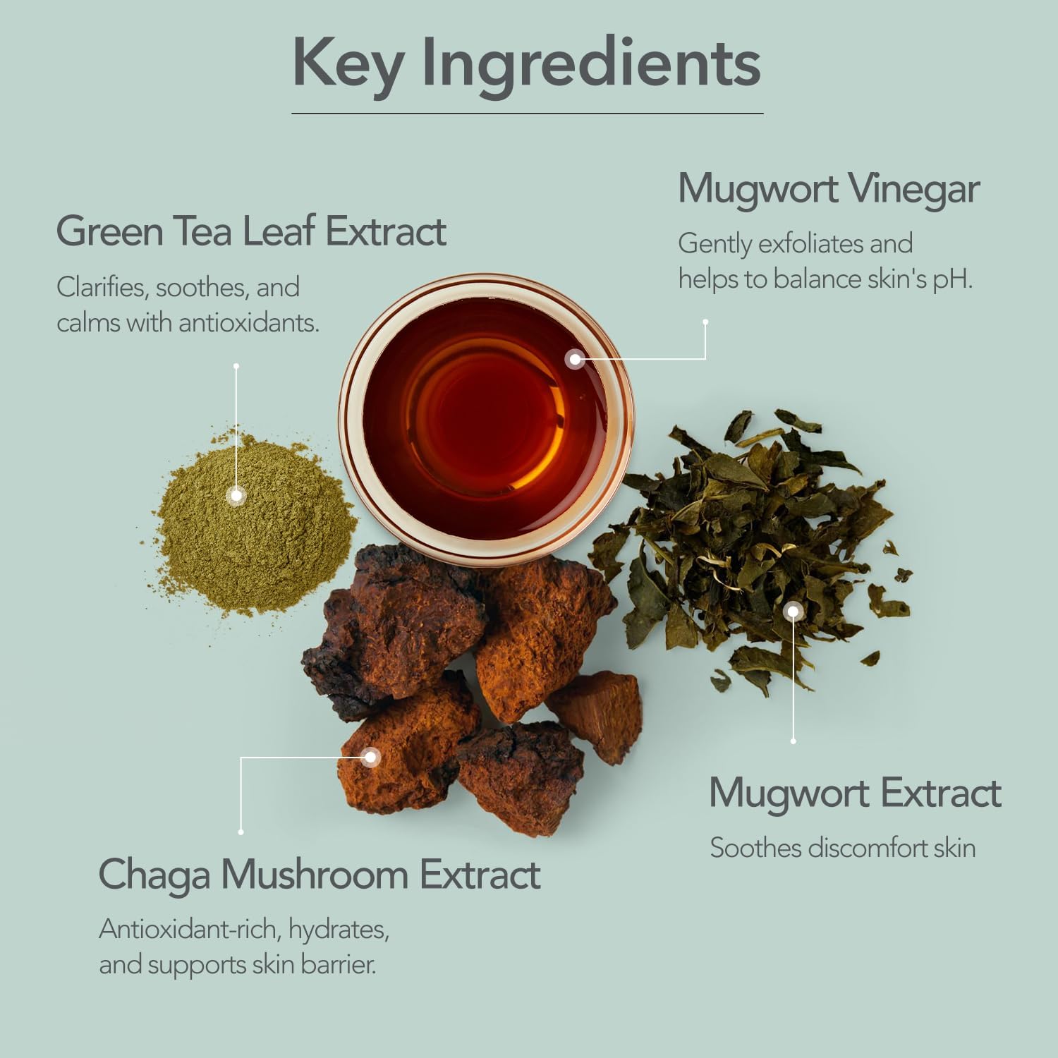VIN-M3 fermented mugwort vinegar in cleanser