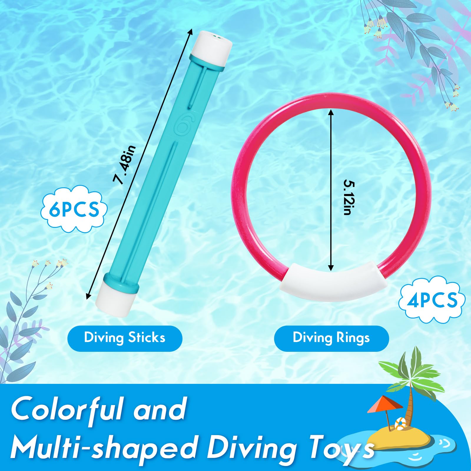 Kids pool toys for ages 4-8 and 8-12