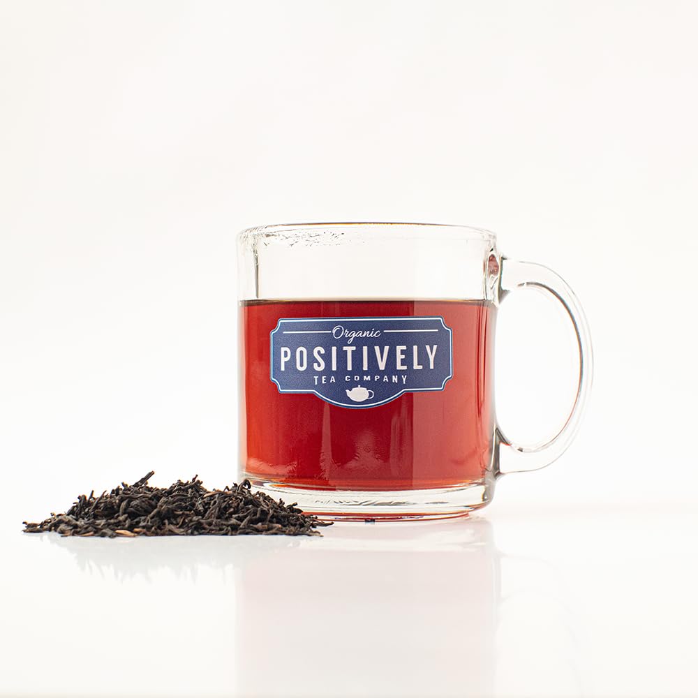 Caffeinated black tea loose leaf Positively Tea