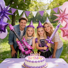 Kpop Balloons 7Pcs pink sword balloons for celebration