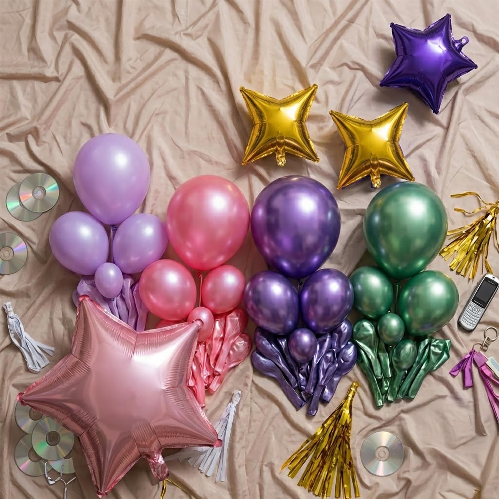 Kpop letter balloons centerpiece for celebration