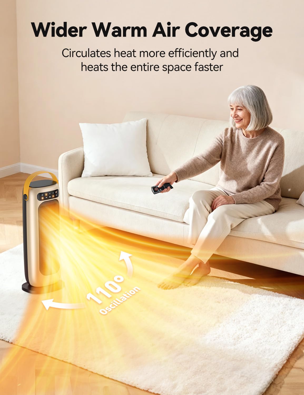 KQPZ Space Heater 1500W heating unit image