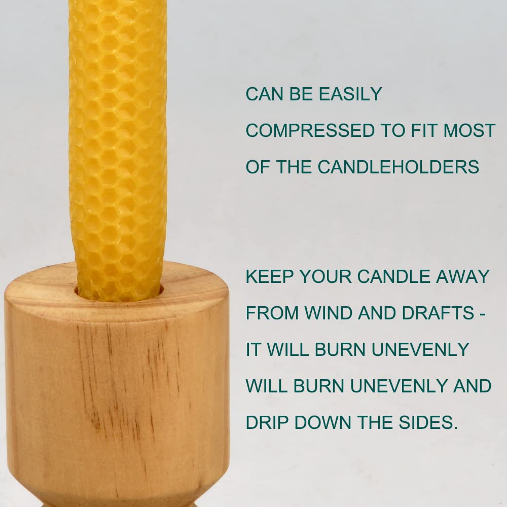 honeycomb pattern beeswax candles handmade