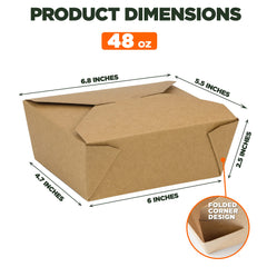 150-pack microwaveable to-go containers