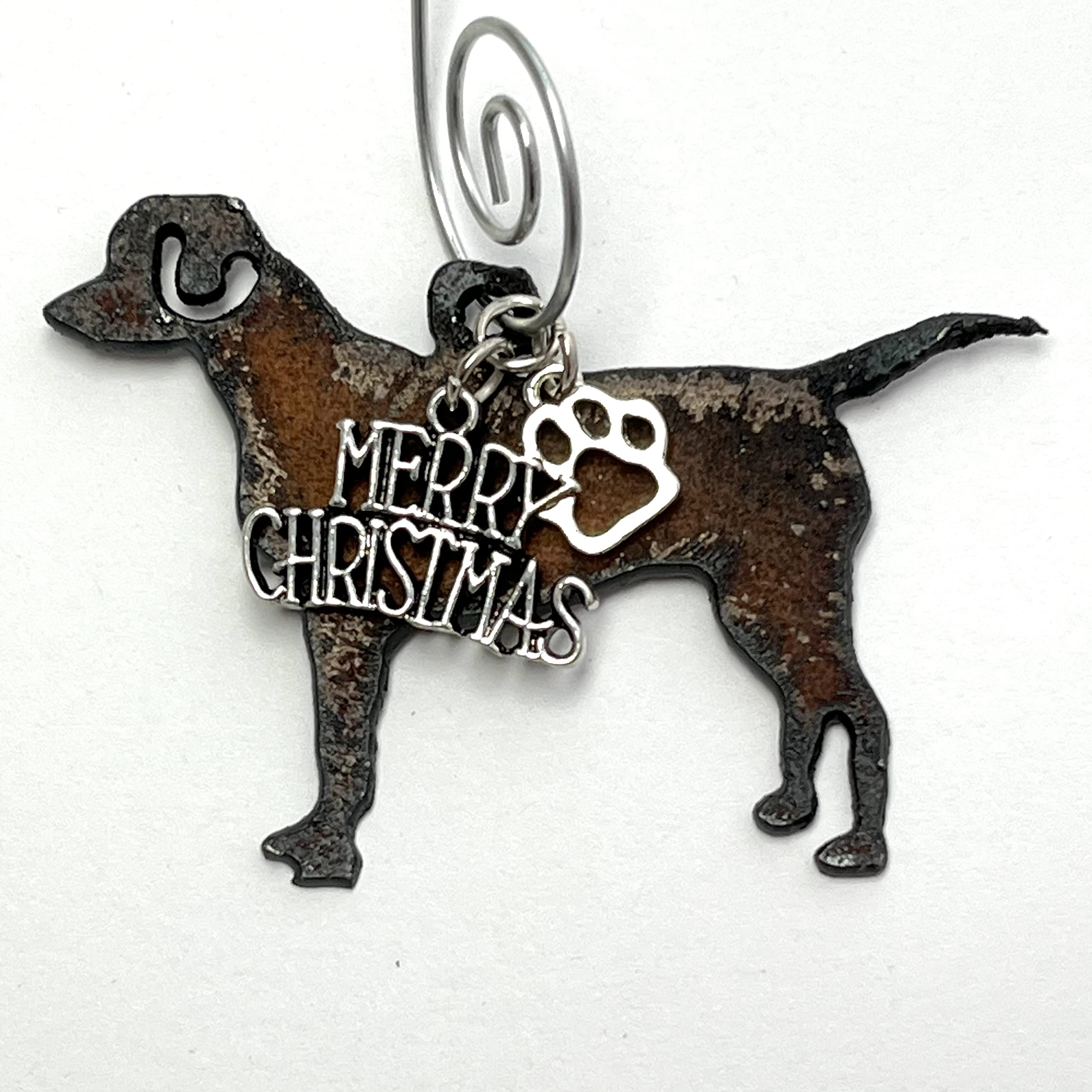 Pointer Lab breed ornament variation in Handmade shop