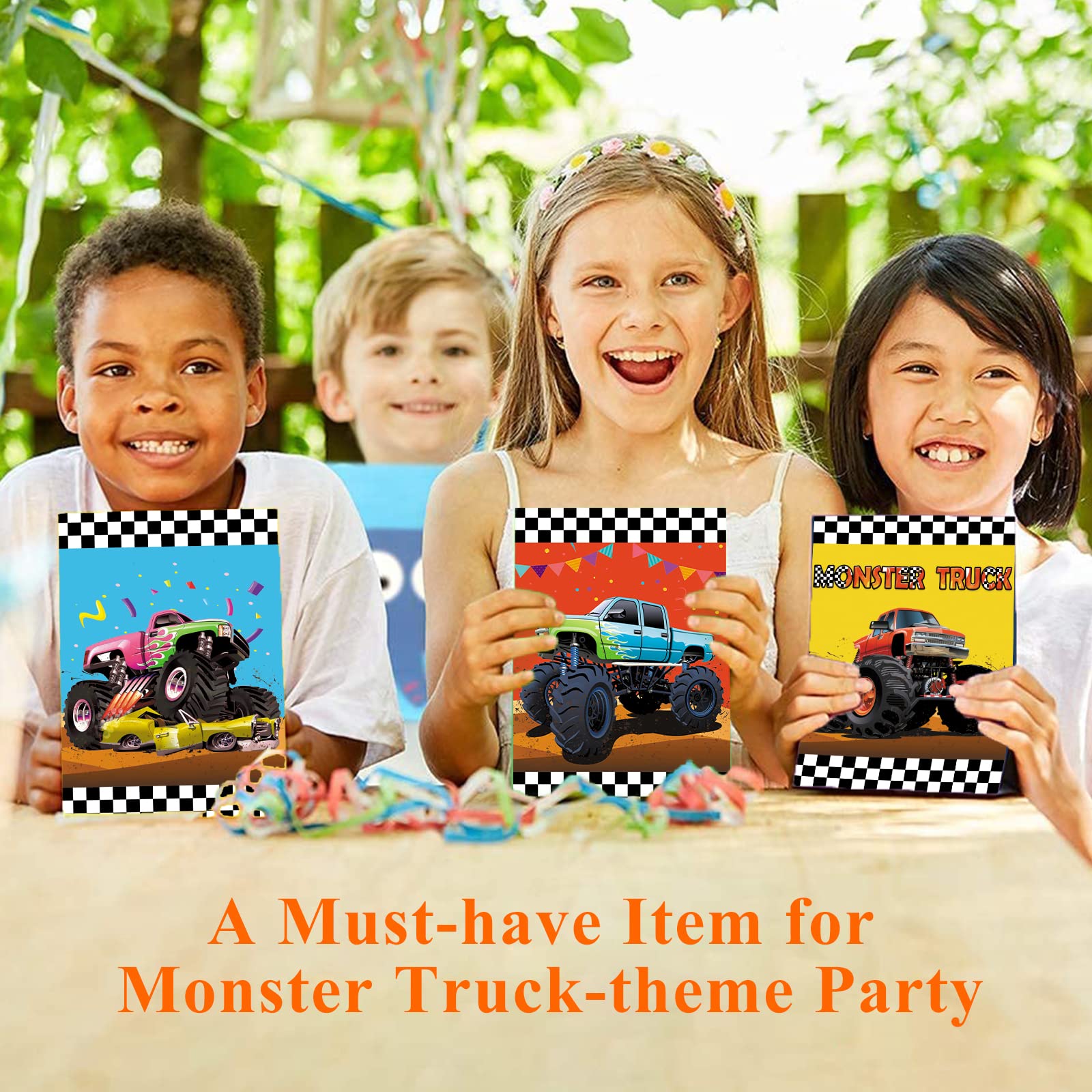 Kraft paper truck bags with serrated tops