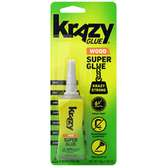 Krazy Glue Fast-Dry Wood Superglue bottle with precision tip