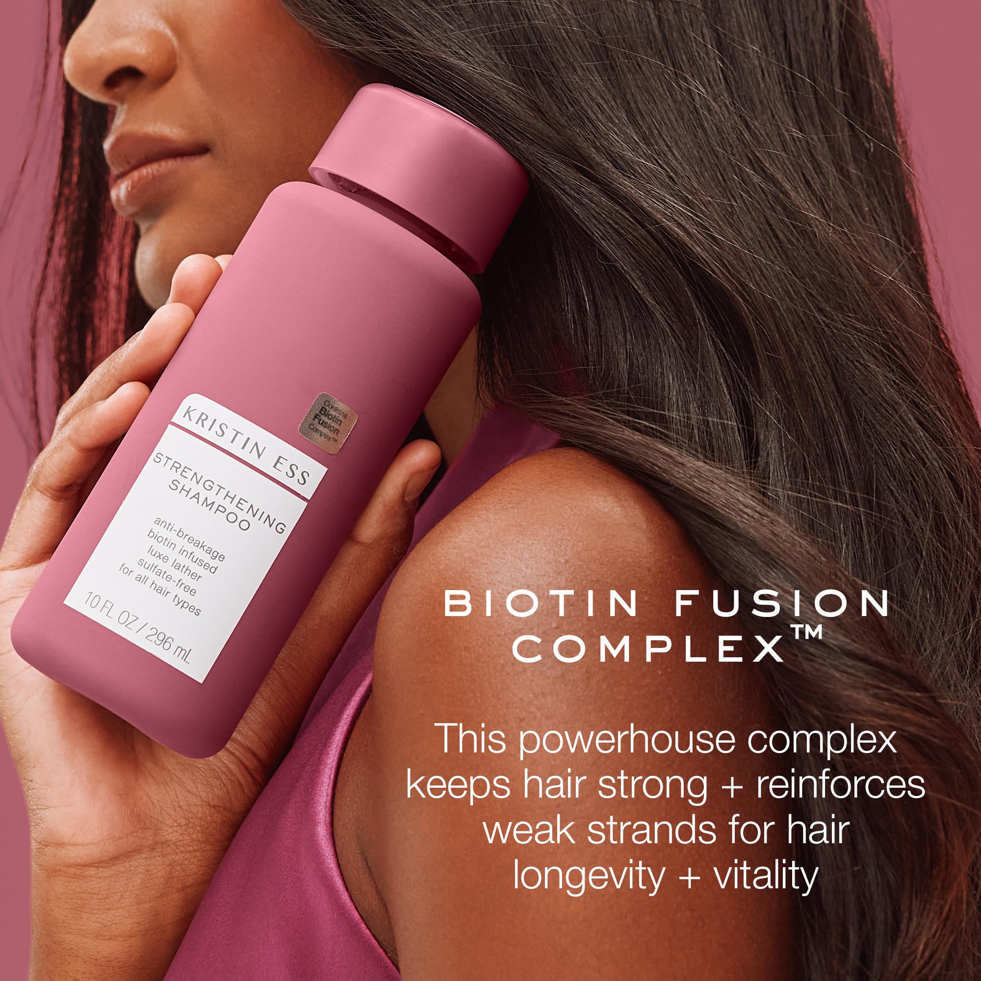 Anti breakage fortifying shampoo Kristin Ess Biotin Repair image