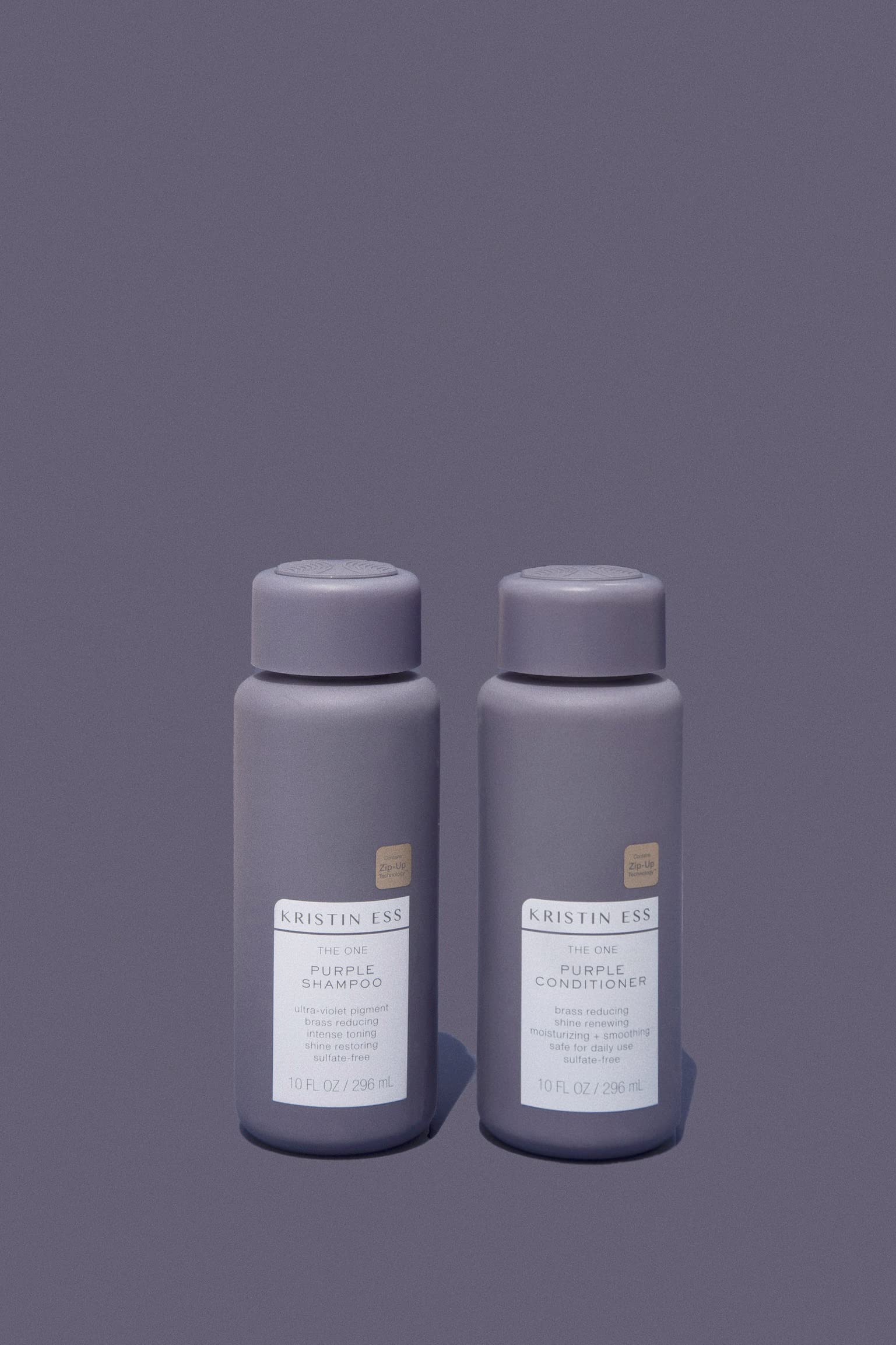 Kristin Ess Purple Conditioner bottle for brass reduction