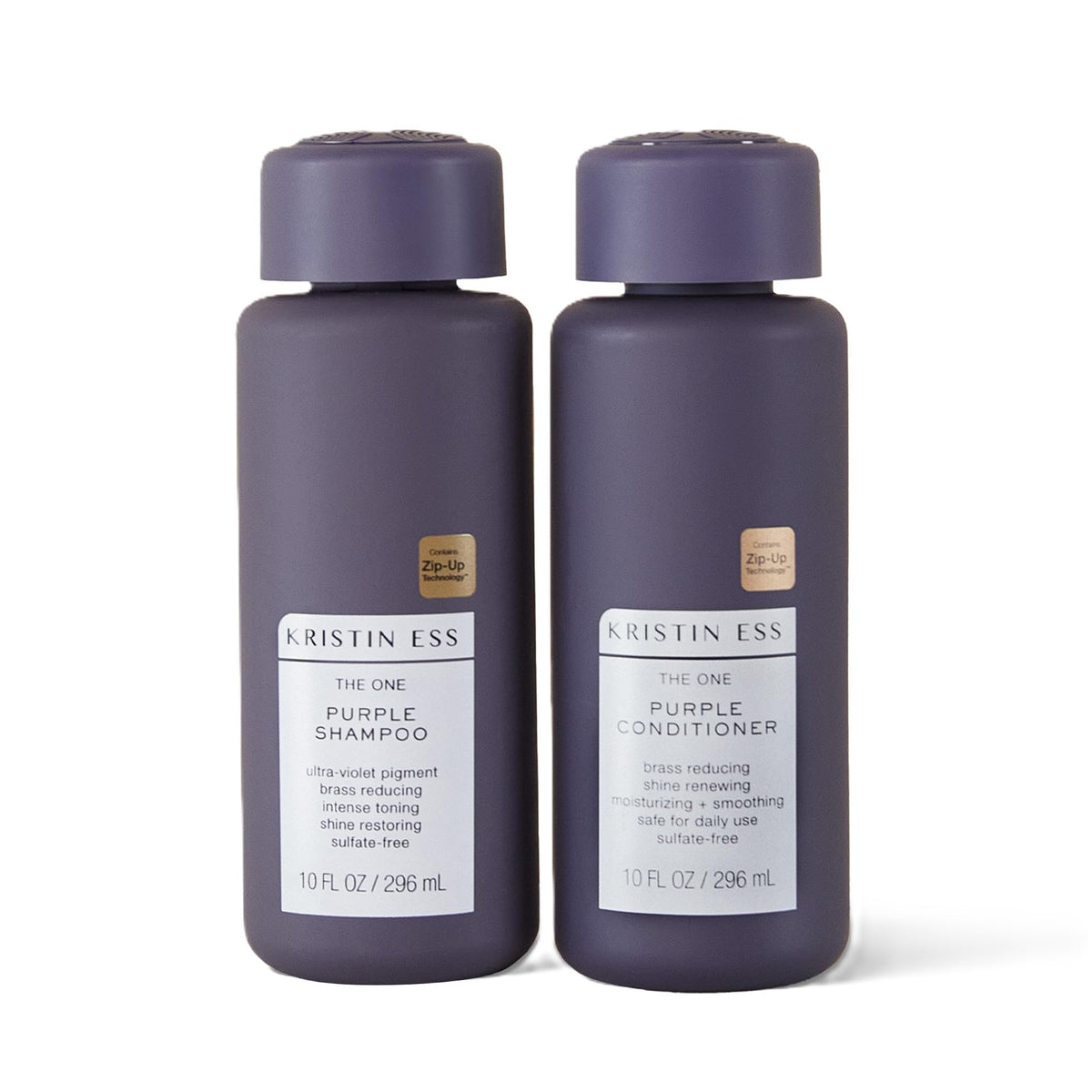 Kristin Ess Purple Shampoo bottle for color treated hair