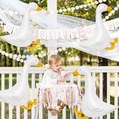 5-pack Silly Goose foil balloons for party decor