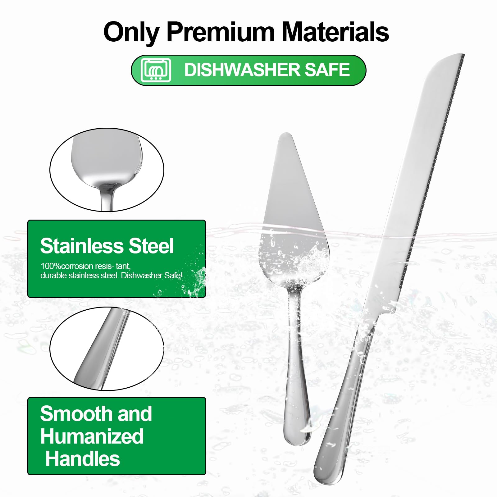 KSENDALO cake server length 9.85 inches