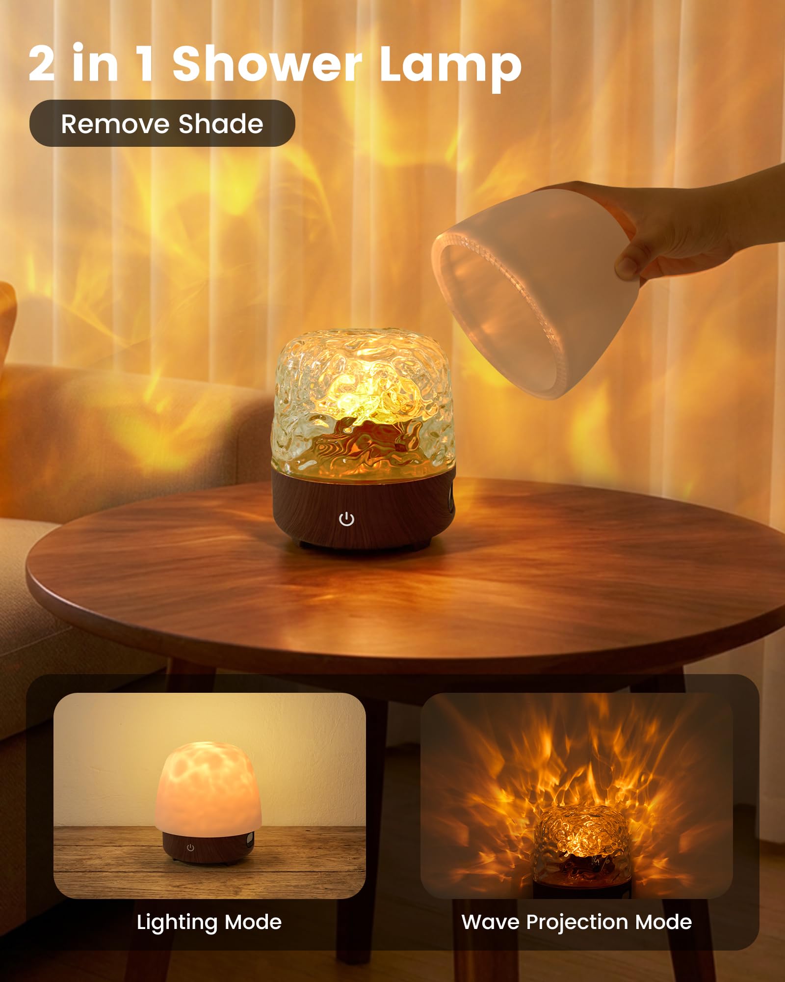 Spa ambiance lamp suitable for bedroom or bathroom