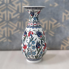 Kutahya ceramic vase height 30 cm width 15 cm