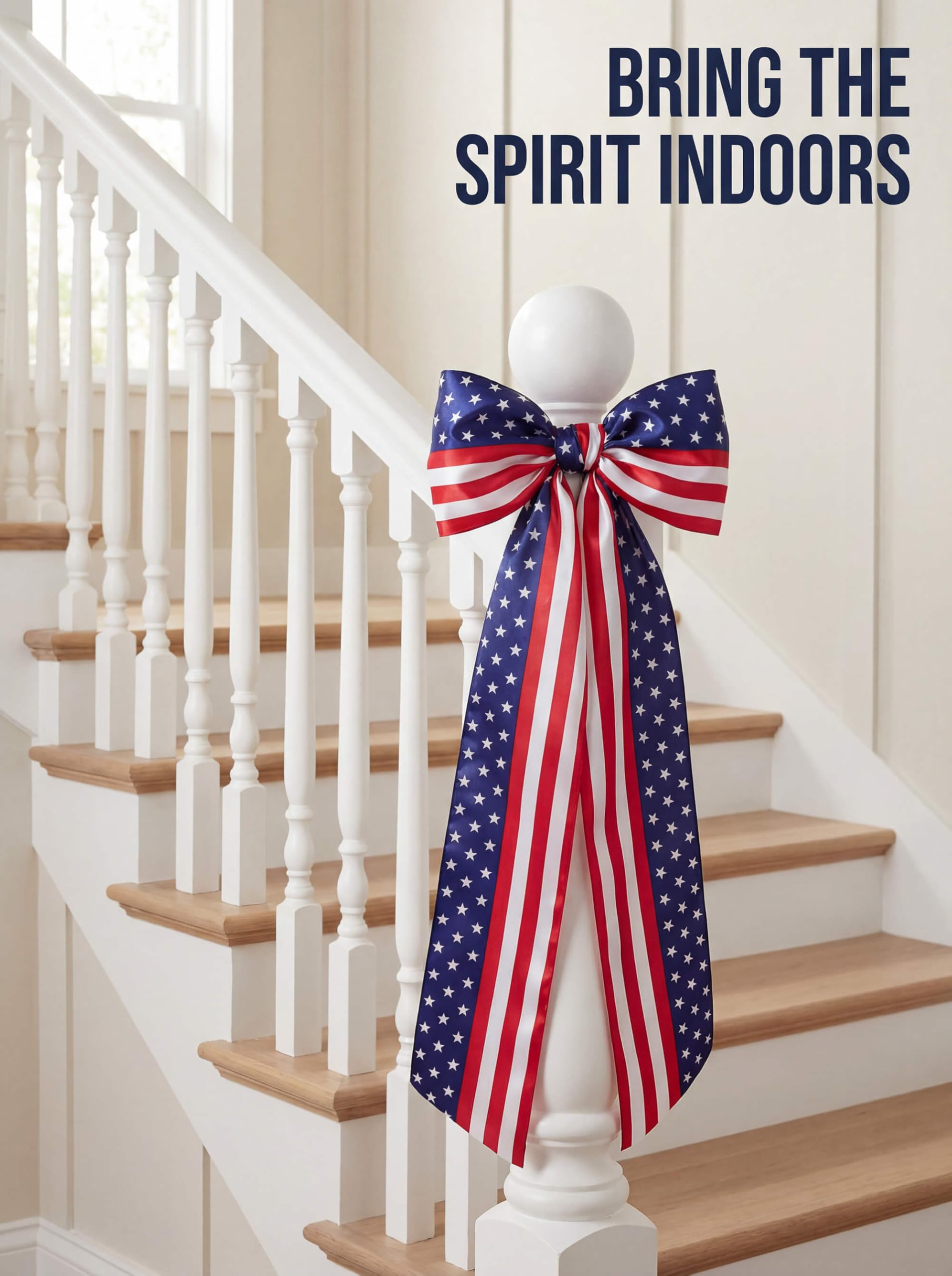 Kutyndrix satin patriotic sash front door 2pack