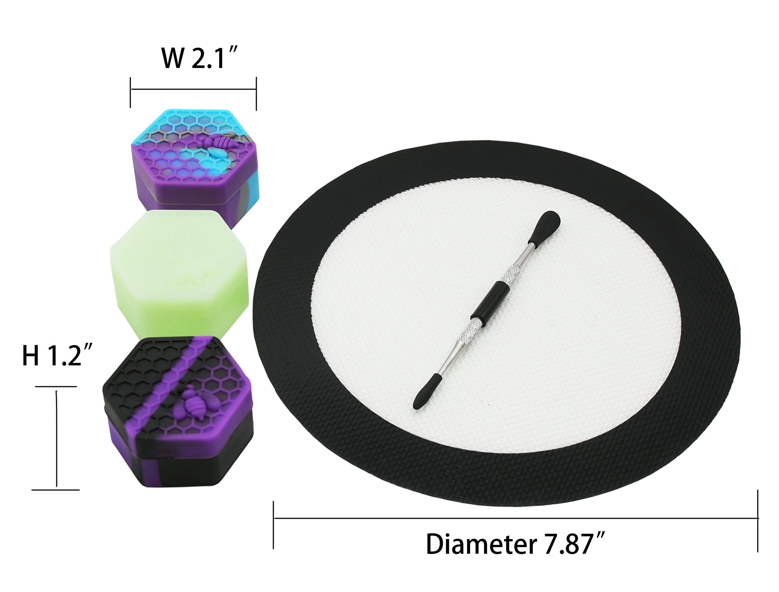 KUVIS package contents jars mat spoon image
