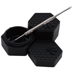 Stainless steel carving tool with silicone covers included