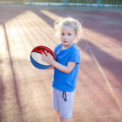Gift ready KUYOTQ kids basketball red blue white