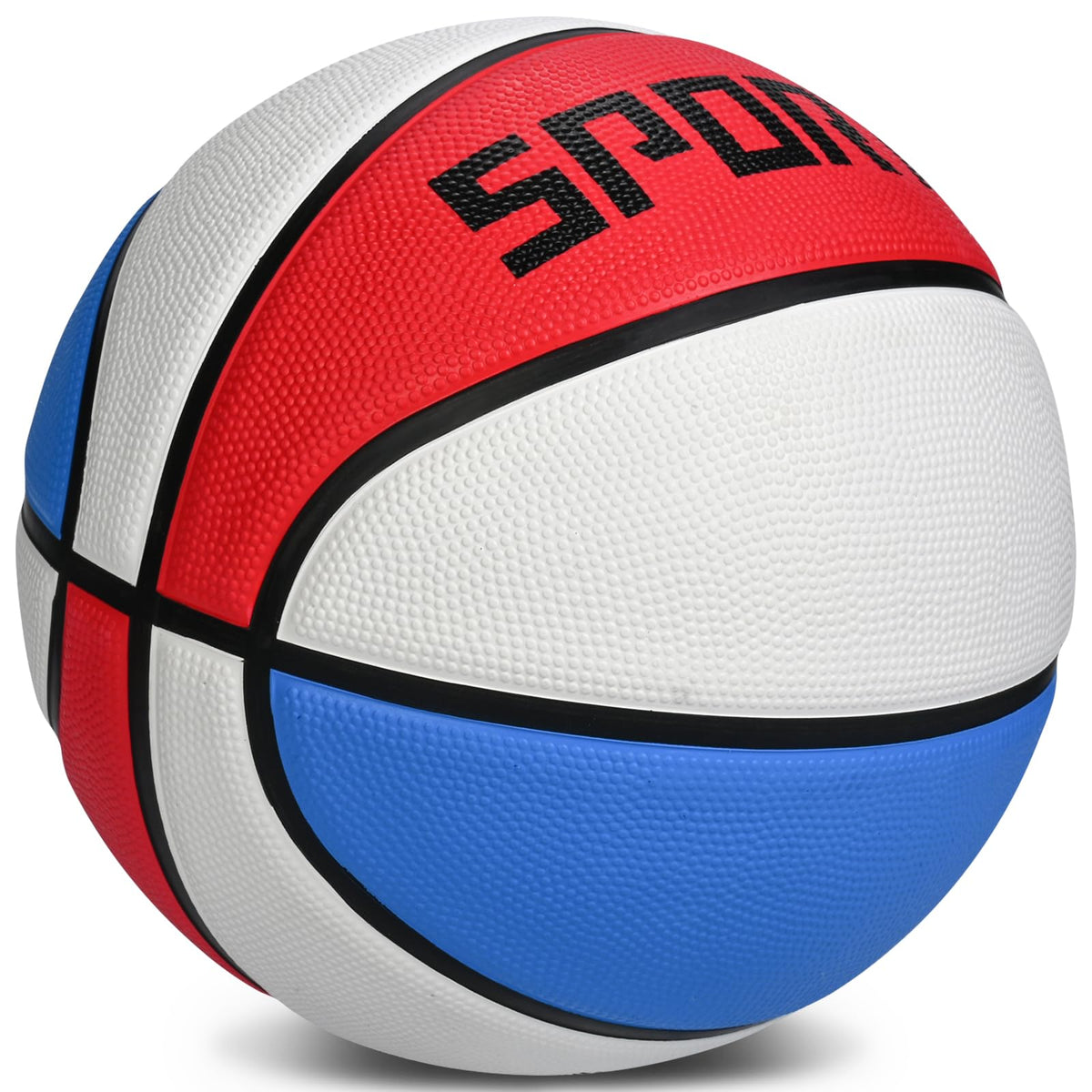 KUYOTQ kids basketball size 3 22 inch red blue white