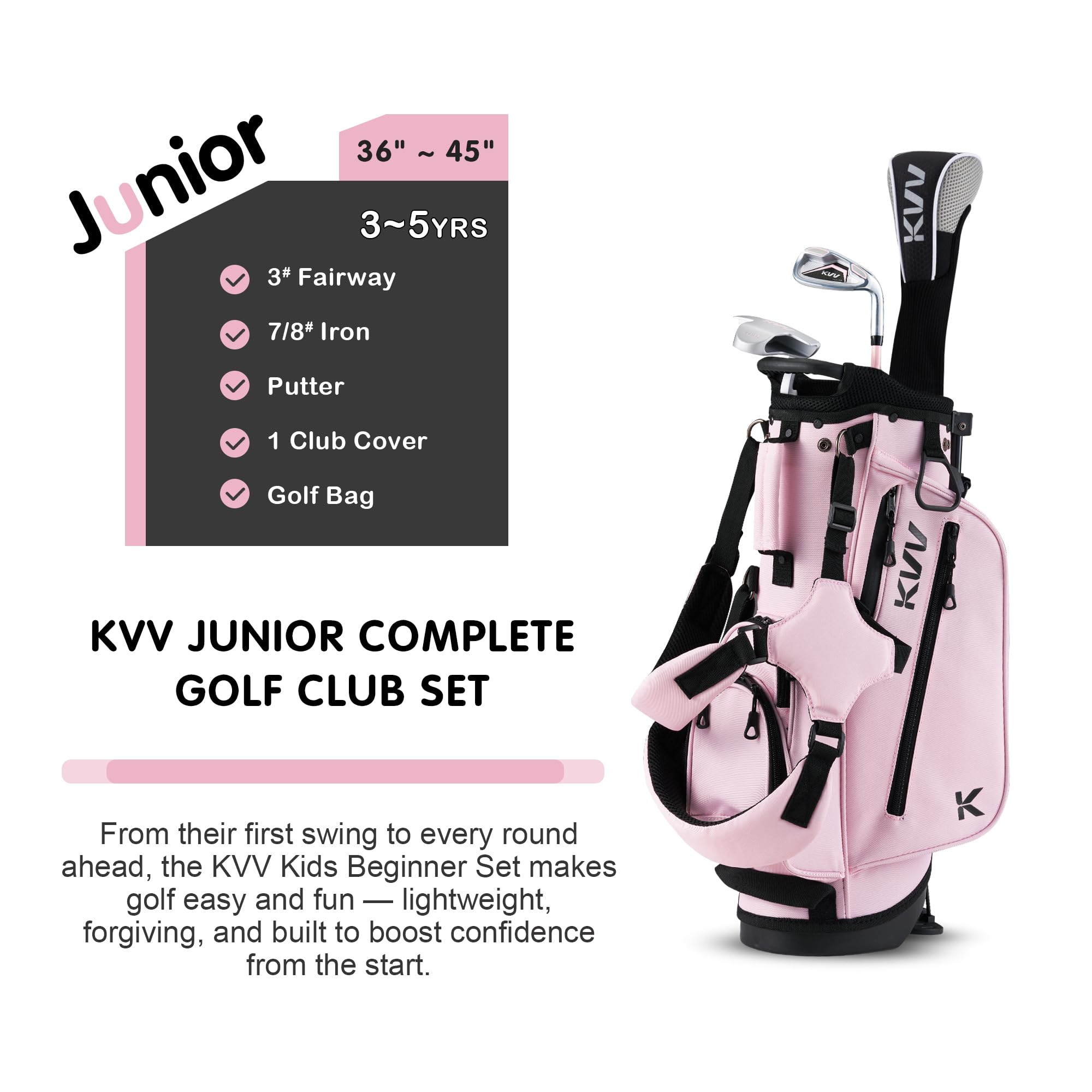 KVV fairway wood 3 for junior set
