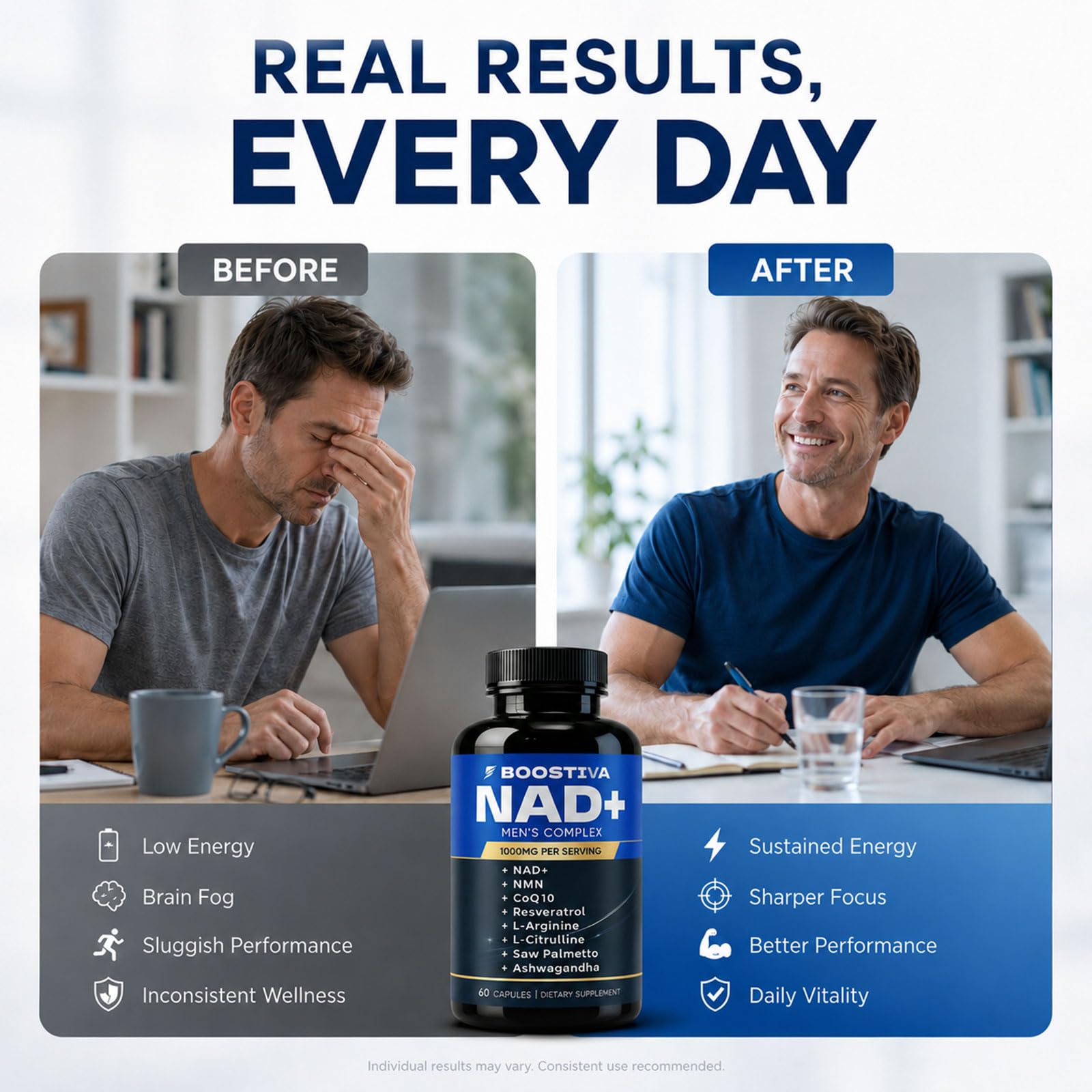 Premium ingredients and synthetic-free formula on label