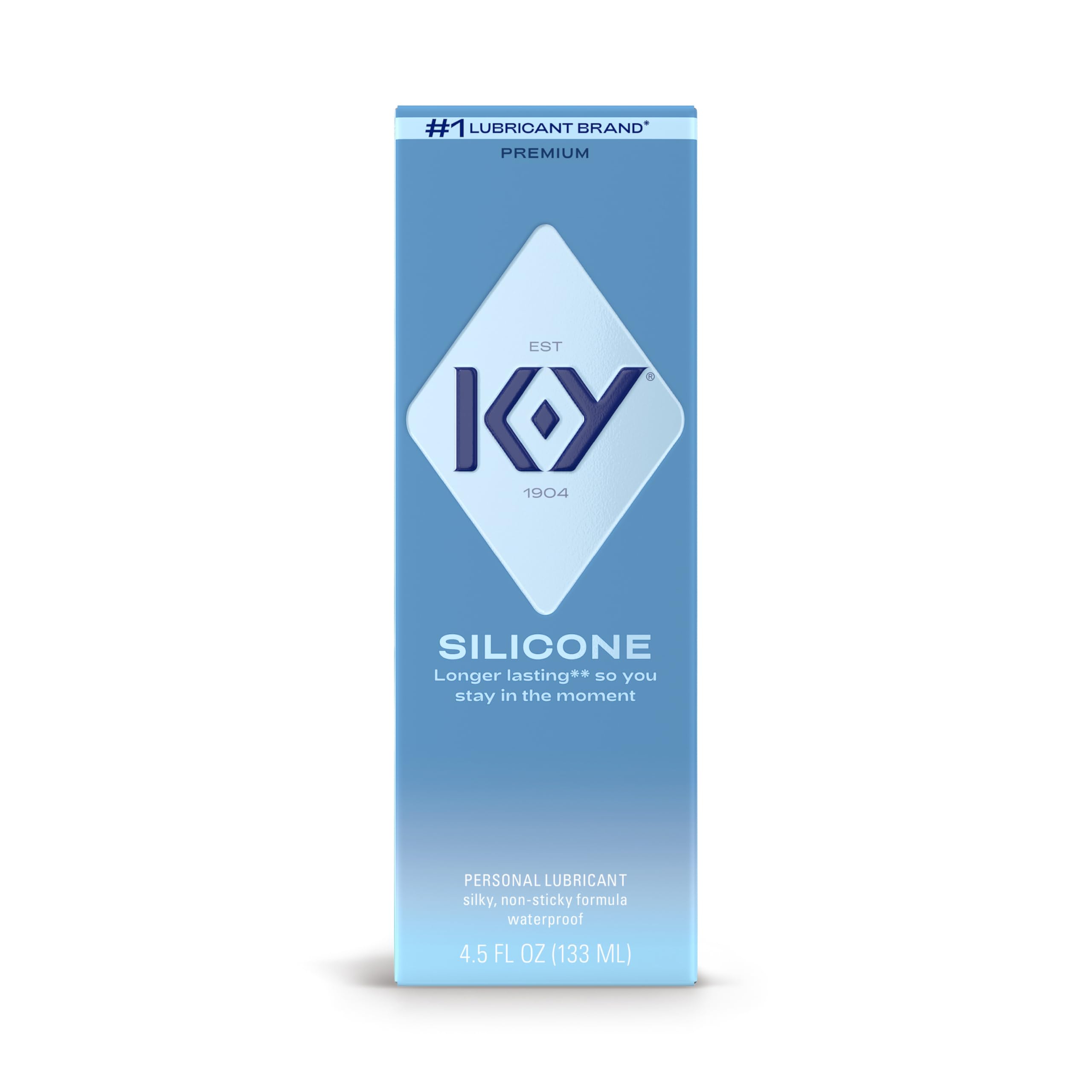 K-Y silicone lube for sex bottle 4.5 oz
