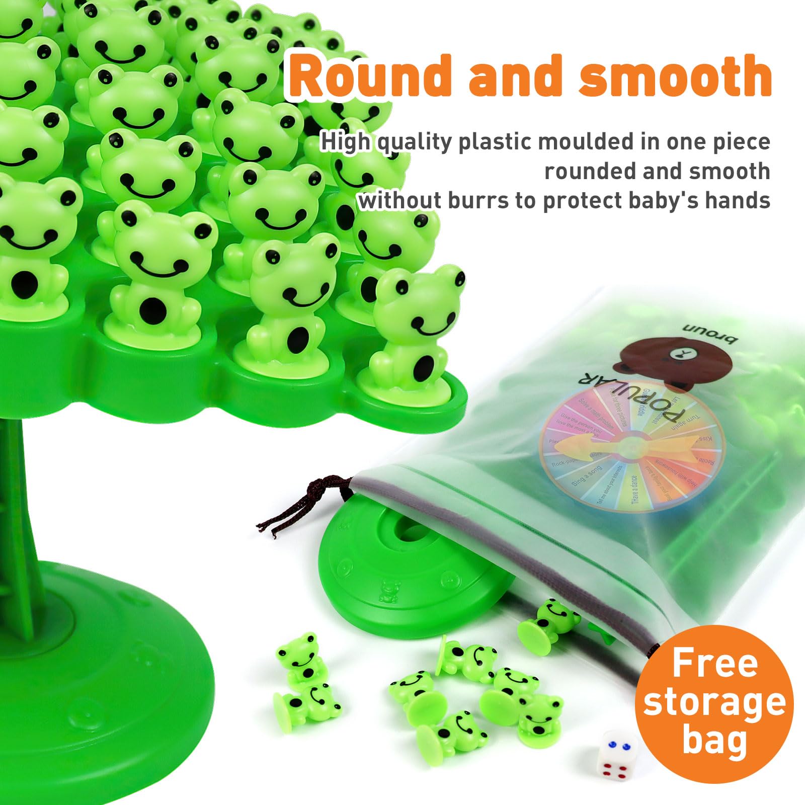 Compact tabletop toy packaging with storage bag and pieces