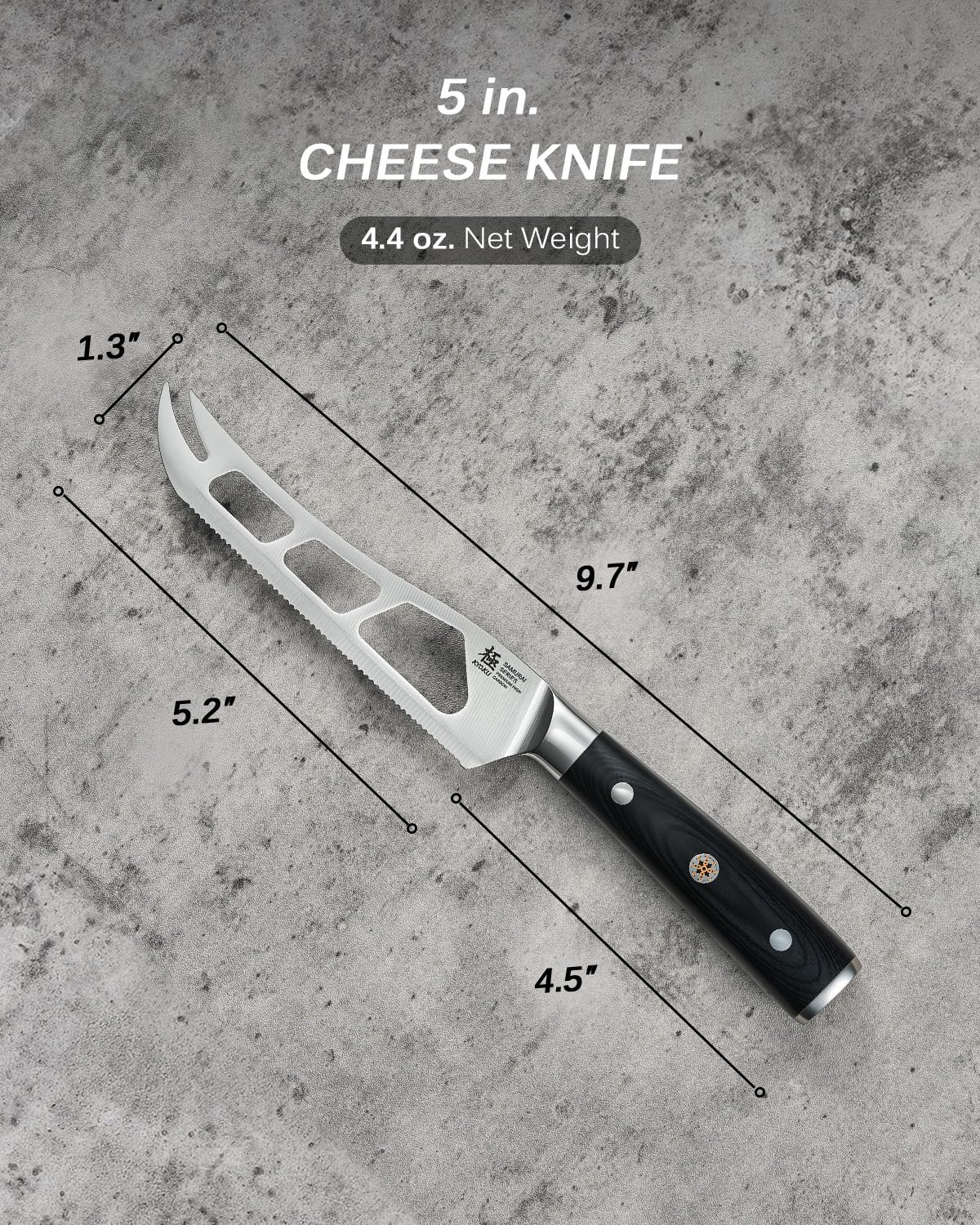 KYOKU cheese knife packaged in gift box