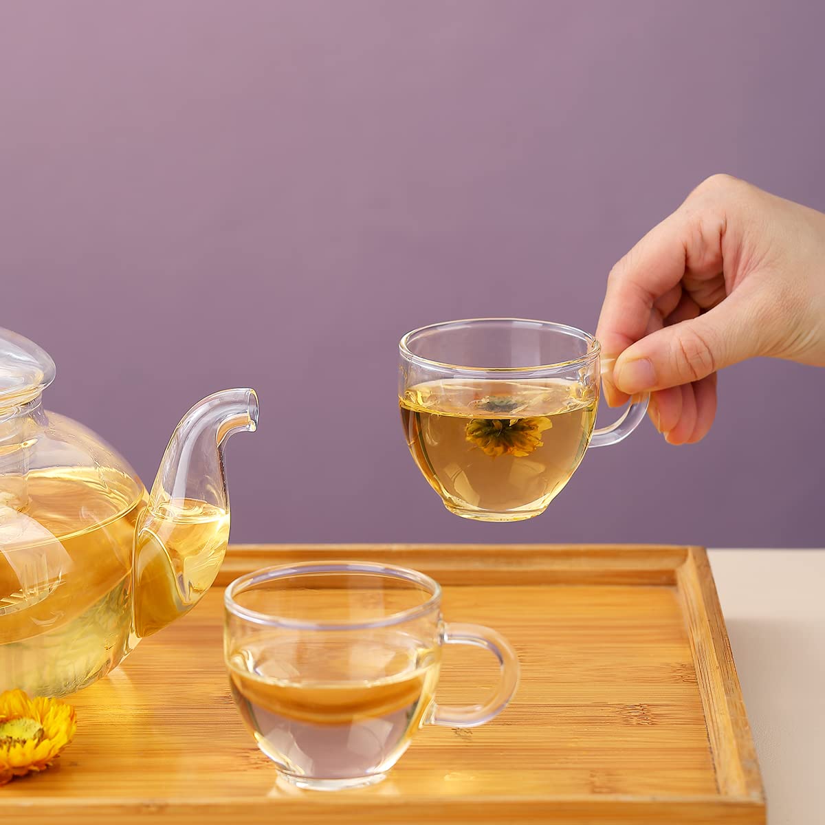 Detachable infuser for Kyraton teapot