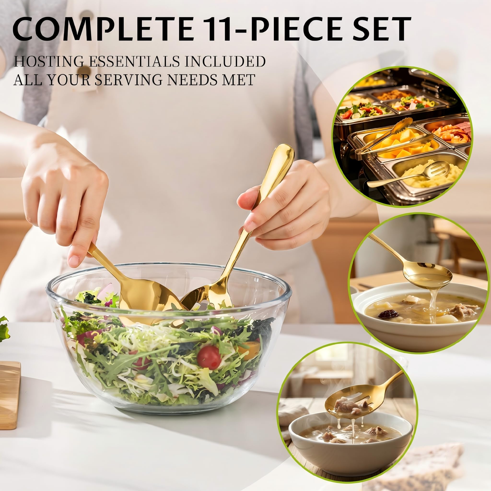 8.7 inch slotted spoons image