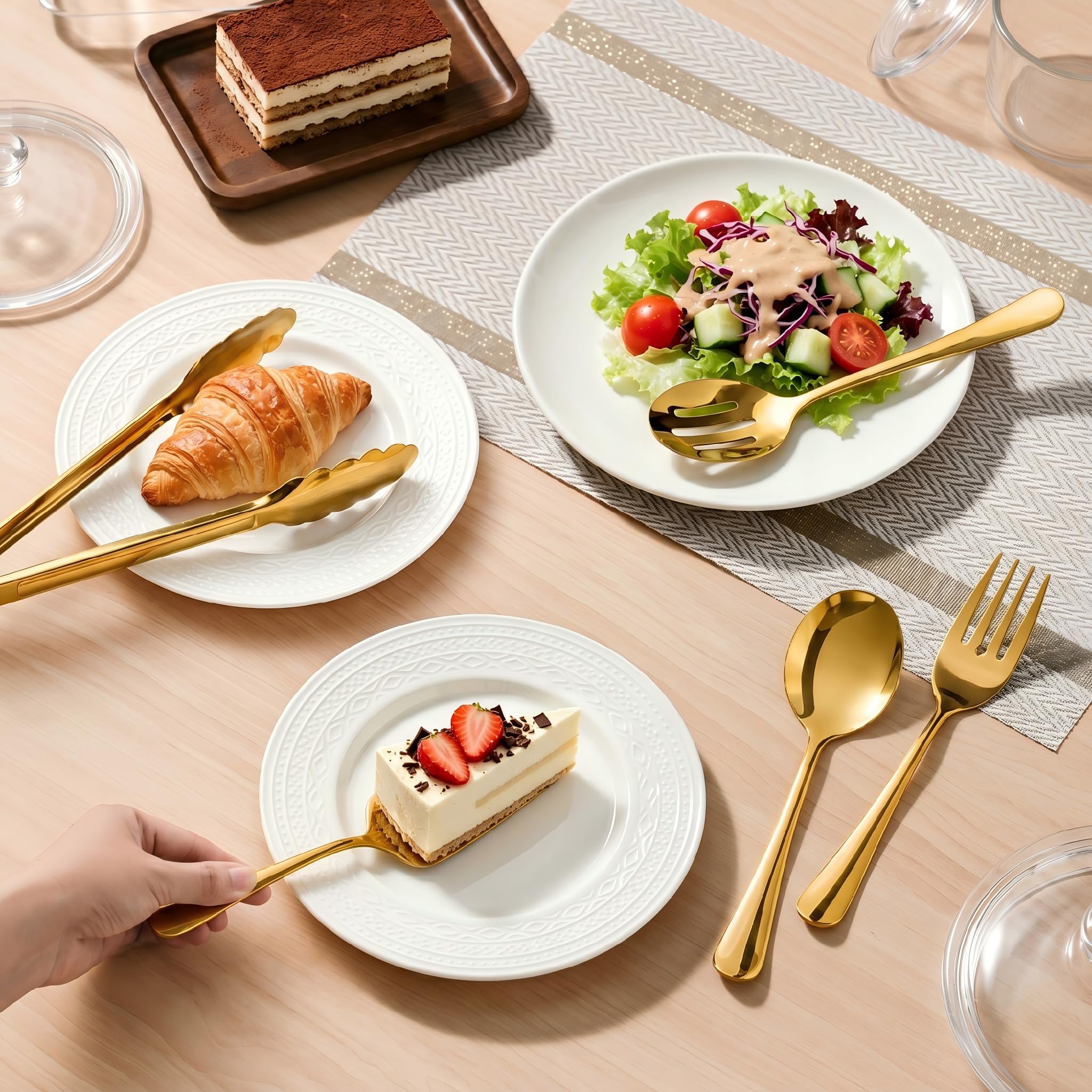 Hostess serving set image for chafing dish buffets