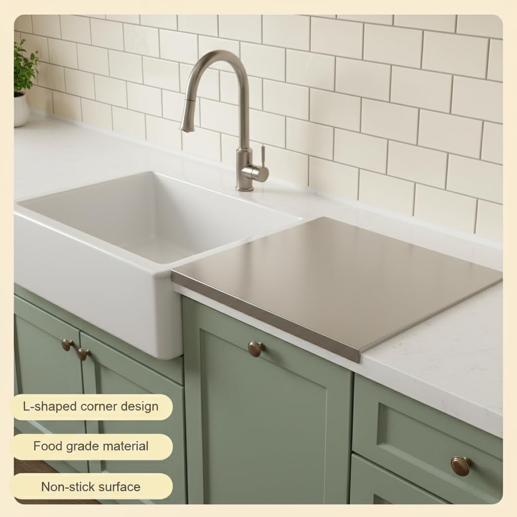 Waterproof easy to clean cutting board with lip