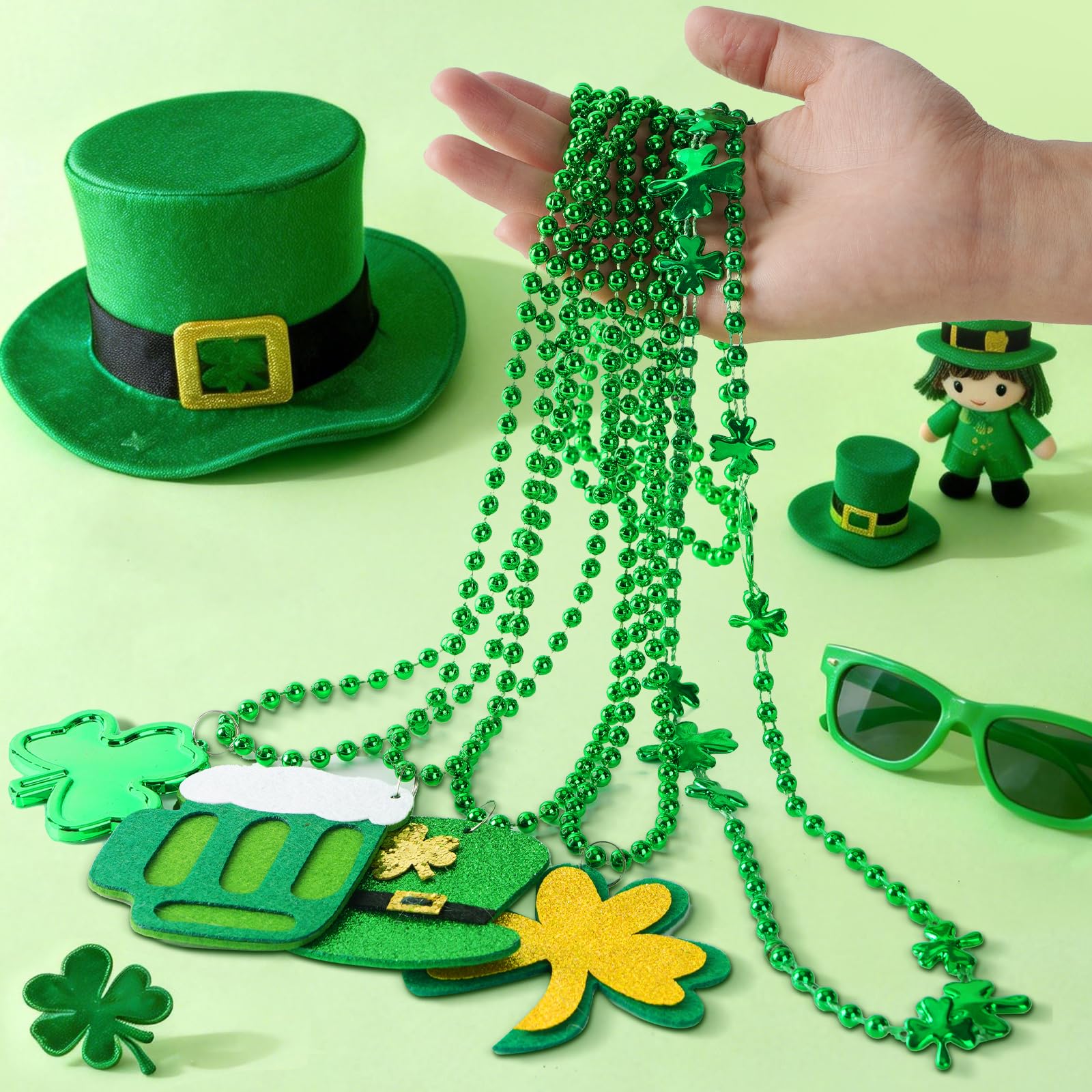 Labrostar 20Pcs St Patricks Day decorations pack variety styles