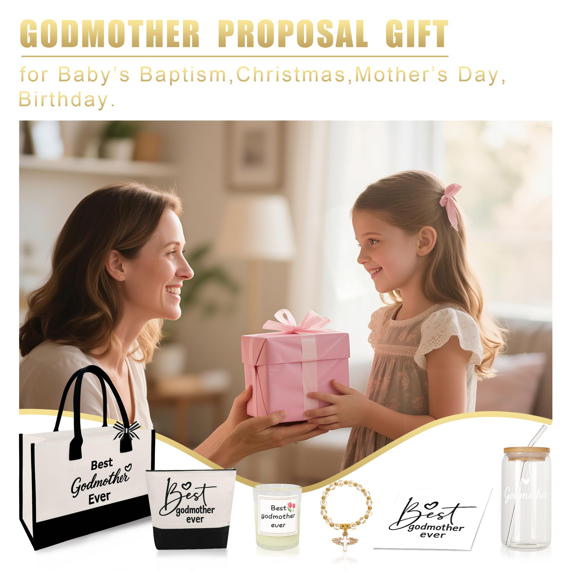 greeting card included in LACGO Godmother Proposal Gift set