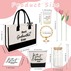 cotton canvas tote bag from LACGO Godmother Proposal Gift set