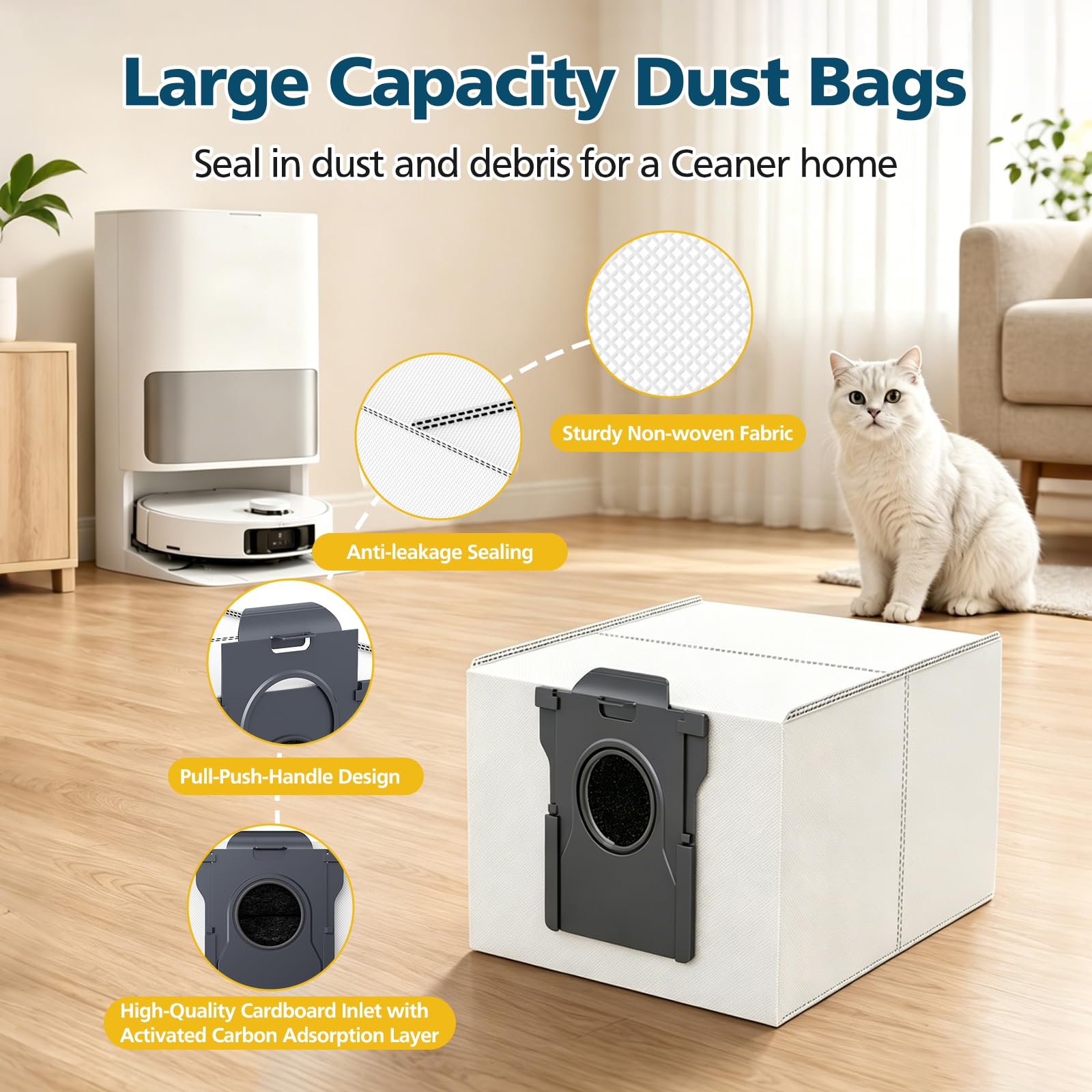Lacvik Dreame L10S Ultra dust bag replacement