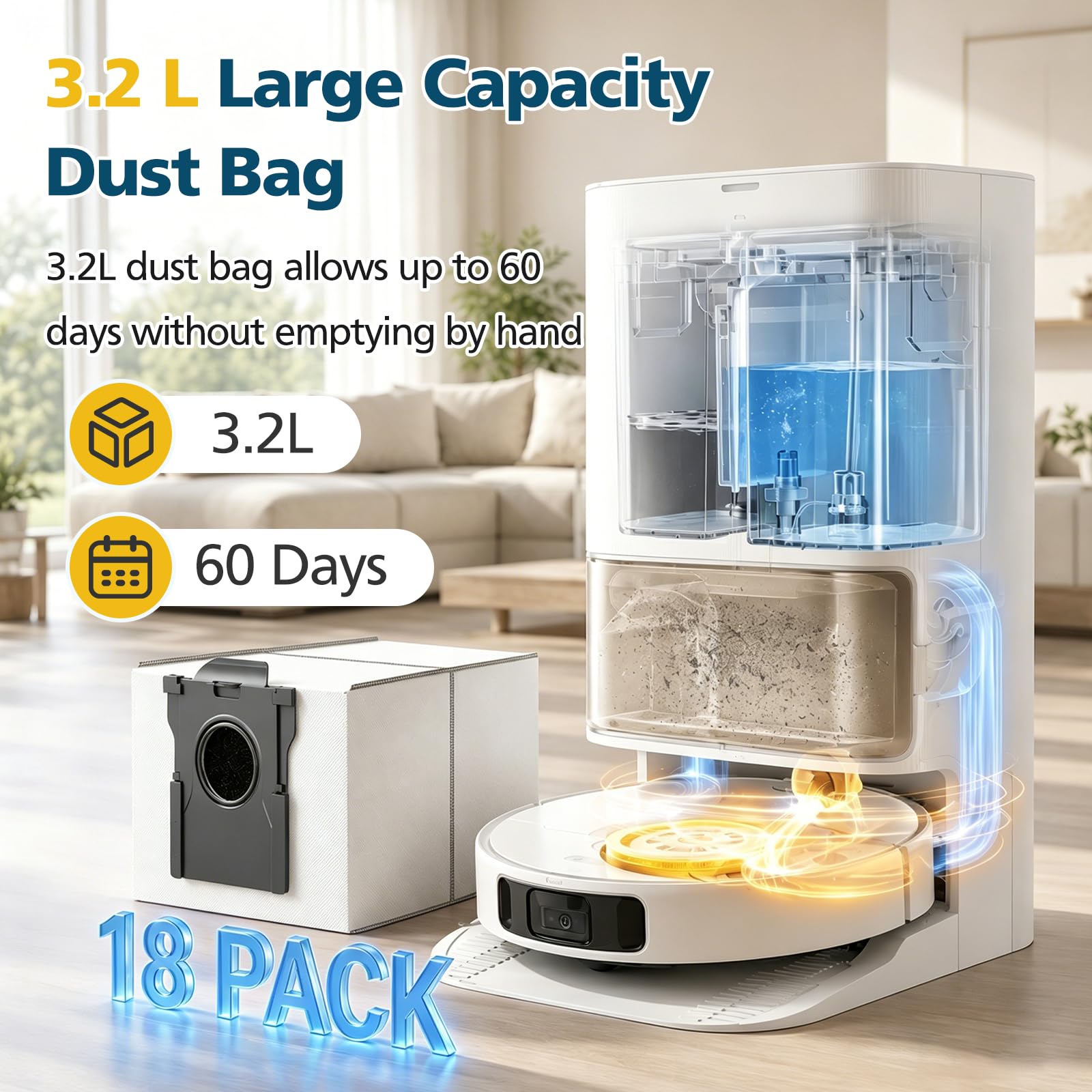 Lacvik Dreame L20 Ultra dust bag replacement