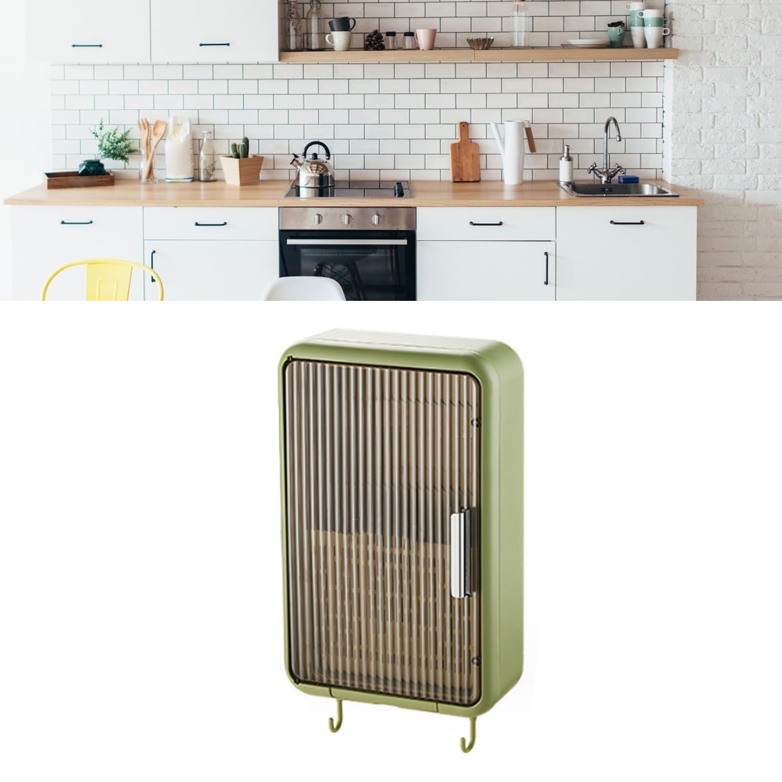 Wall mounted storage for ladles forks and spoons